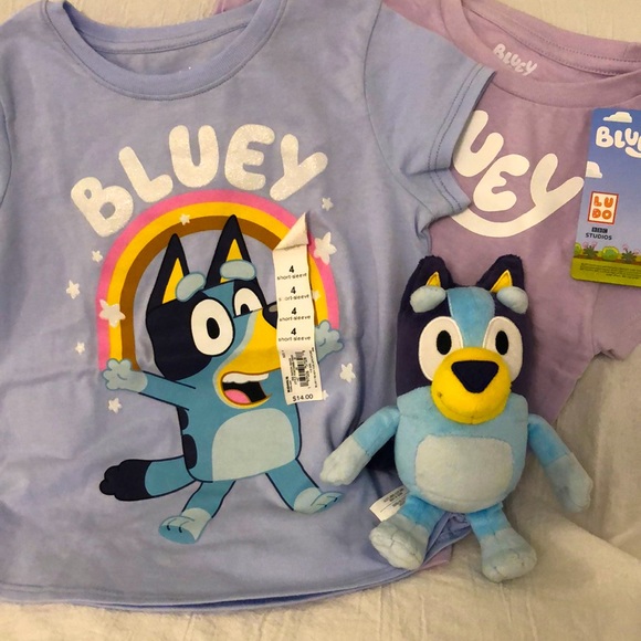 Bluey'-pyjamasetje - T-shirt broek - 2-delig - ROSE - Meisje - 12.00